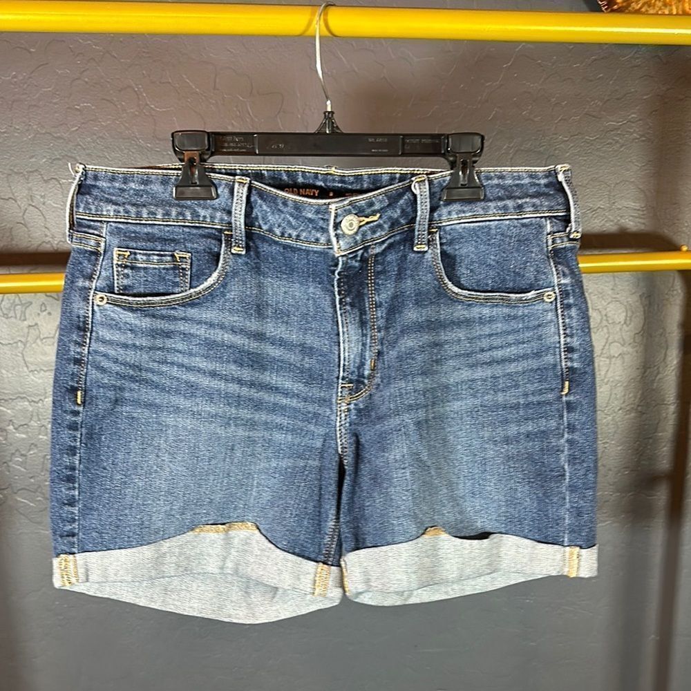 Blue Denim Women's Shorts‎